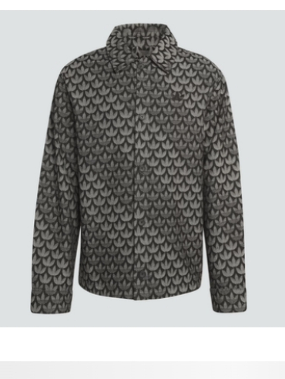 New Adidas Originals Men's Denim Monogram Top Jacket KC6379